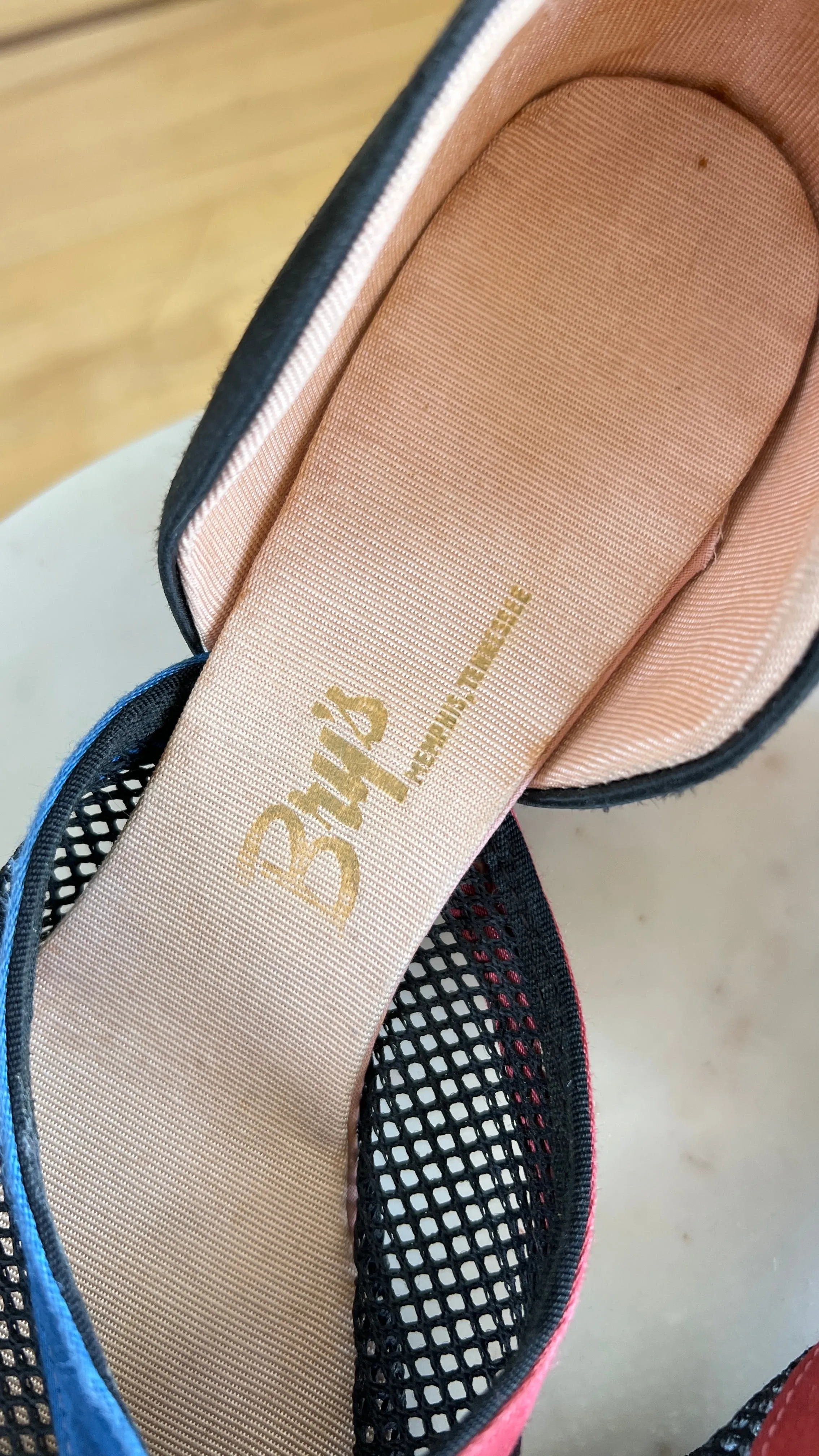 1940s Satin   Mesh Wedges | size US 8.5/9