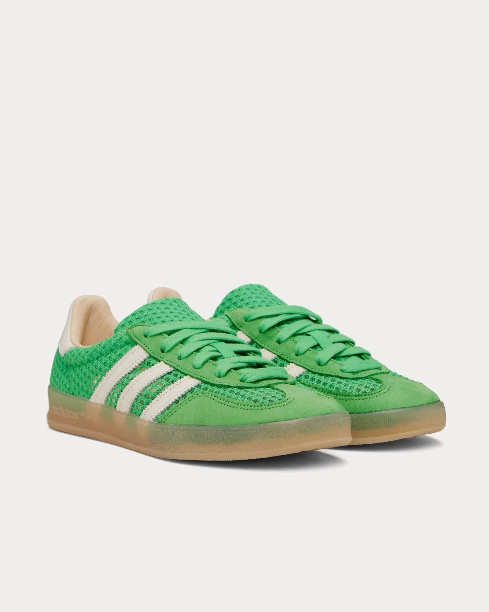 Gazelle Indoor Energy Green / Off White / Magic Beige Low Top Sneakers