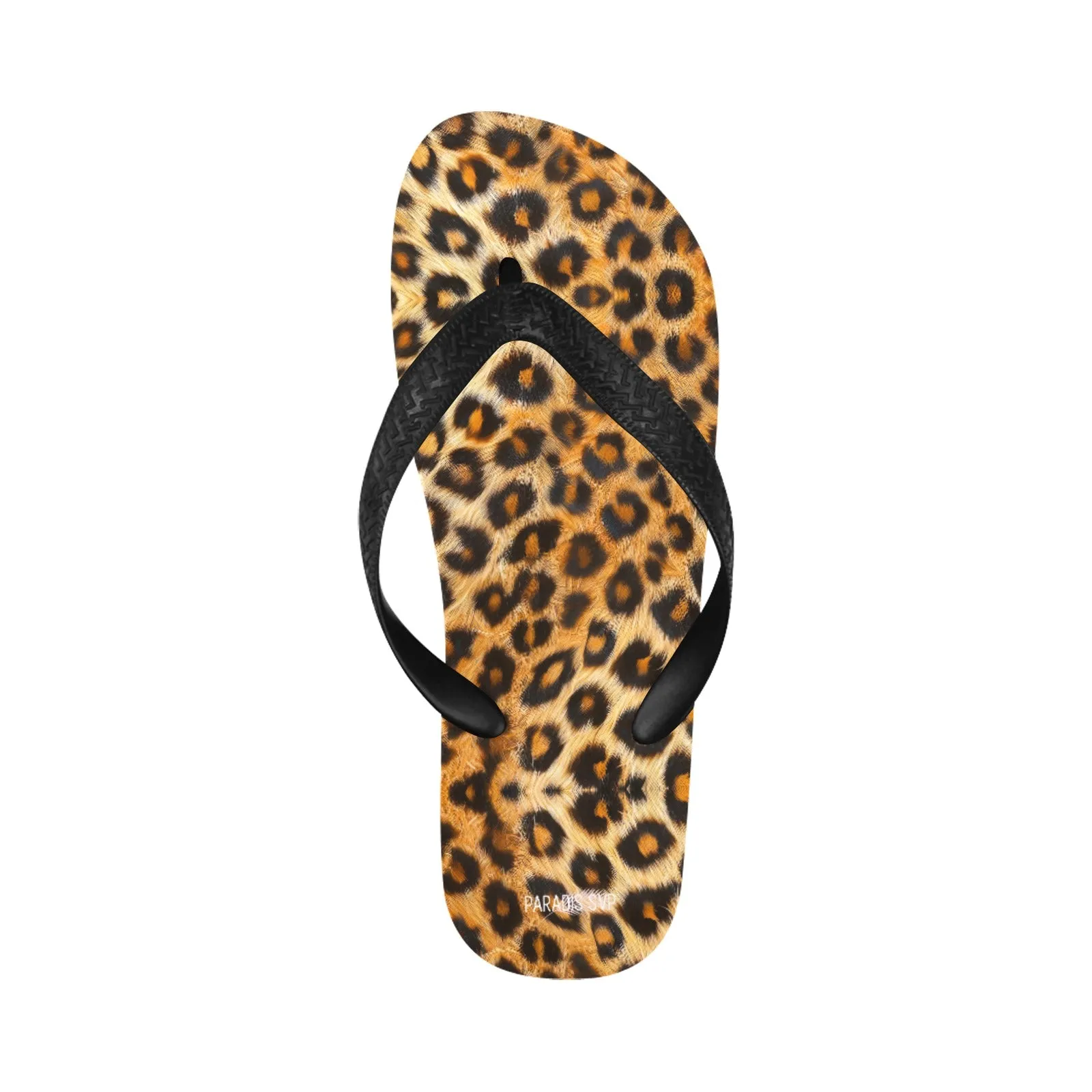 Leopard Roar Flip-Flops
