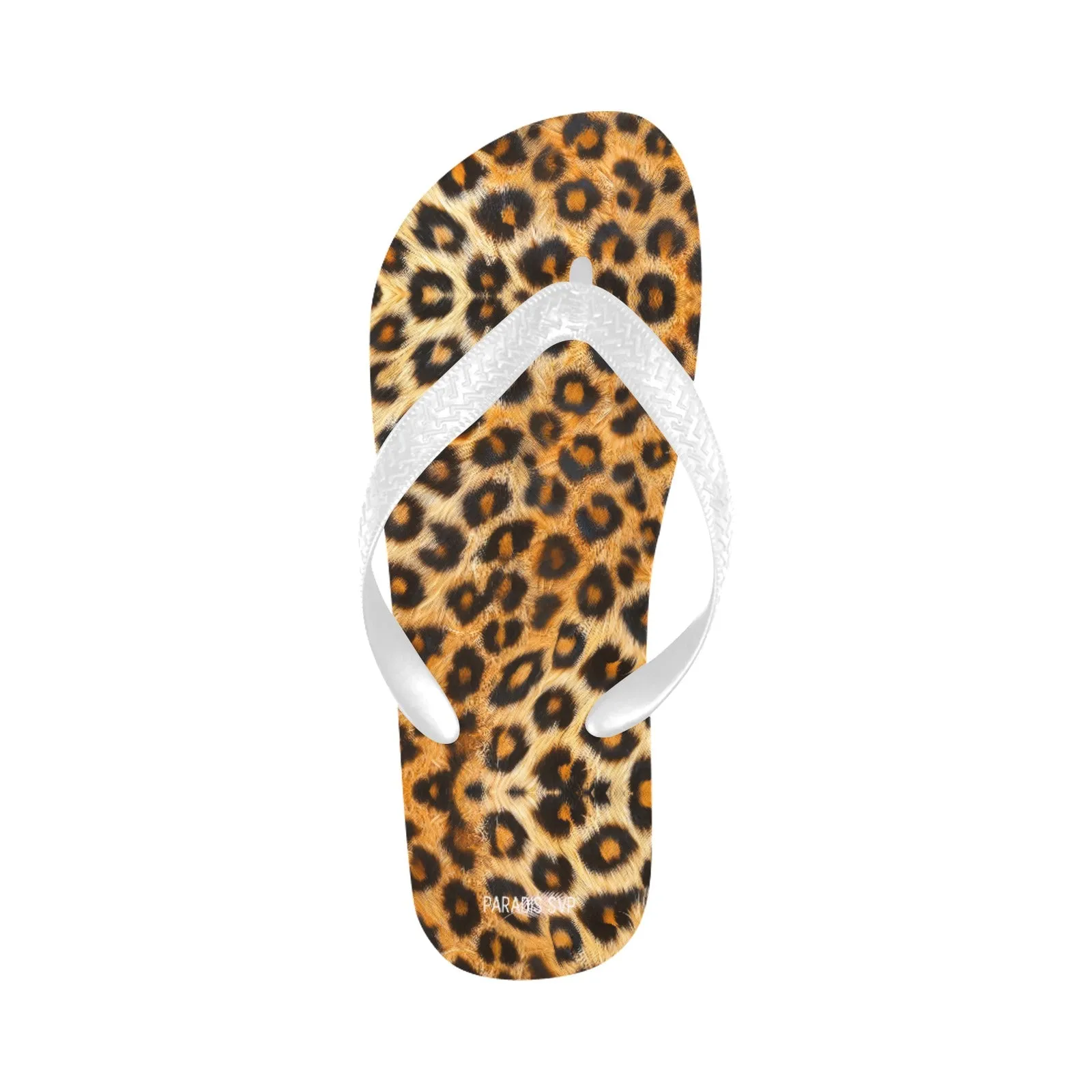 Leopard Roar Flip-Flops