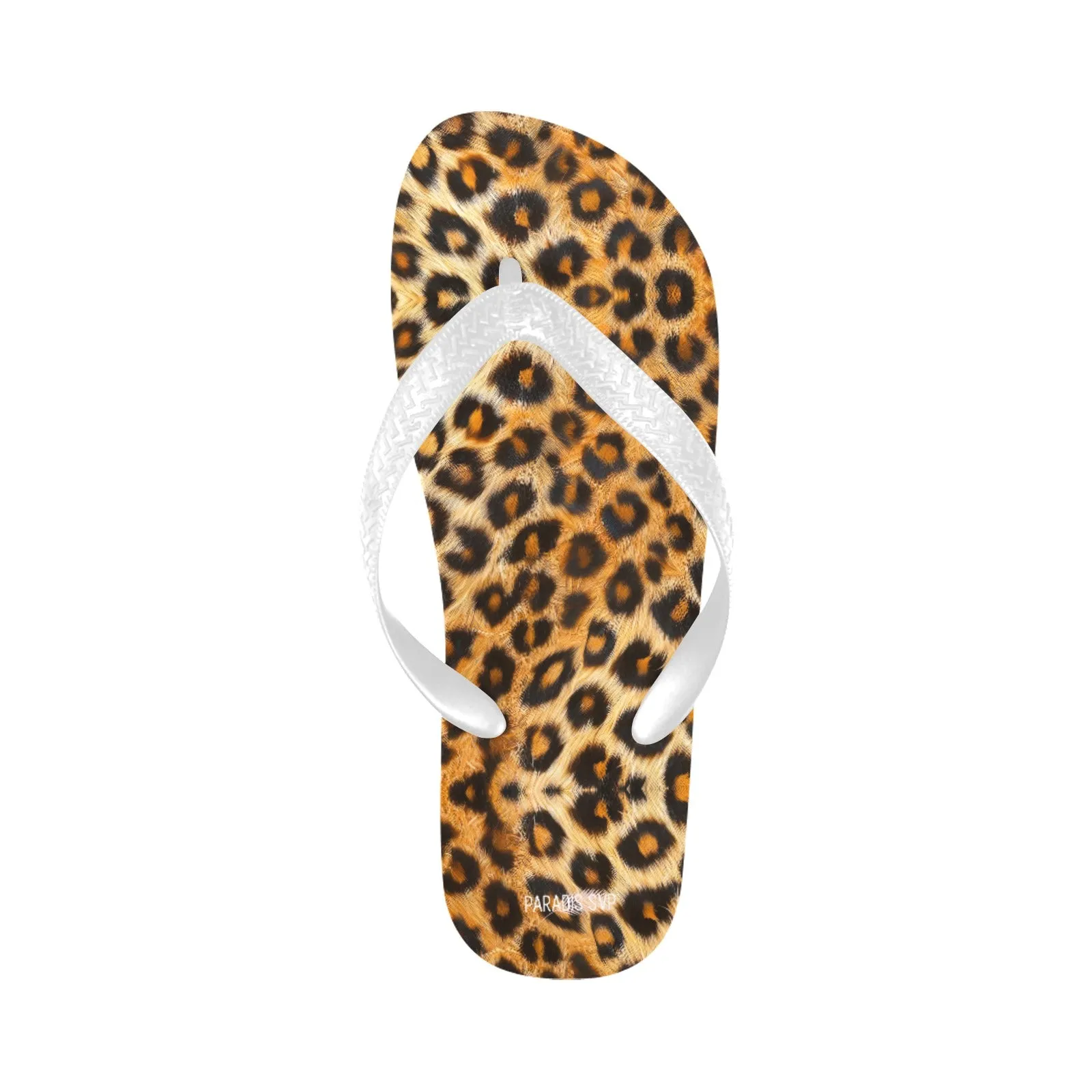 Leopard Roar Flip-Flops