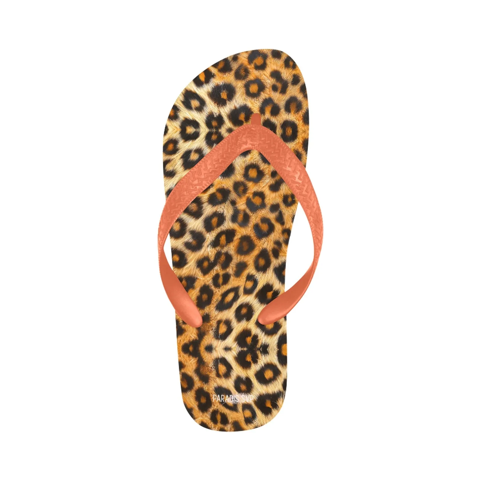 Leopard Roar Flip-Flops