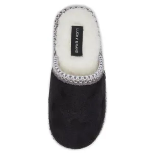 Lucky Brand Micro-Suede Memory Foam Boys Slippers - Closed Toe Plush Lined House Shoes/Kids Slippers