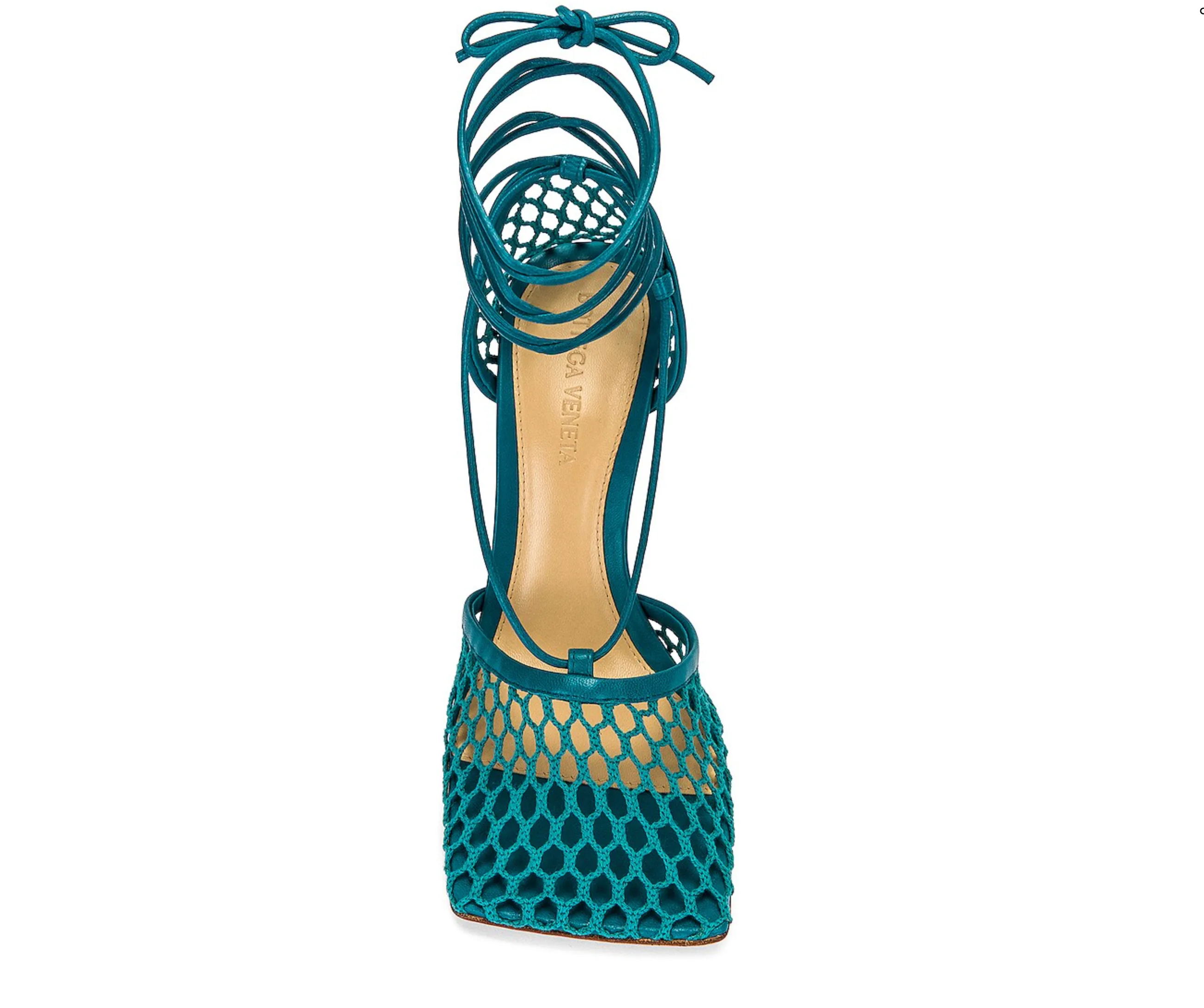 Mesh & Leather Heels - 8.5