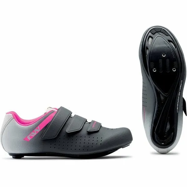 Northwave Core 2 Women's Road Shoes - Grey/Anthracite