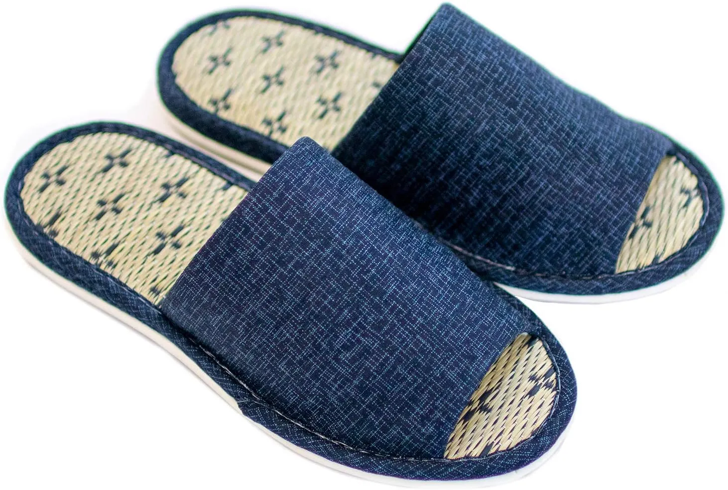 OKA Tatami Slippers, Made in Japan (Grass & Root, Japanese)