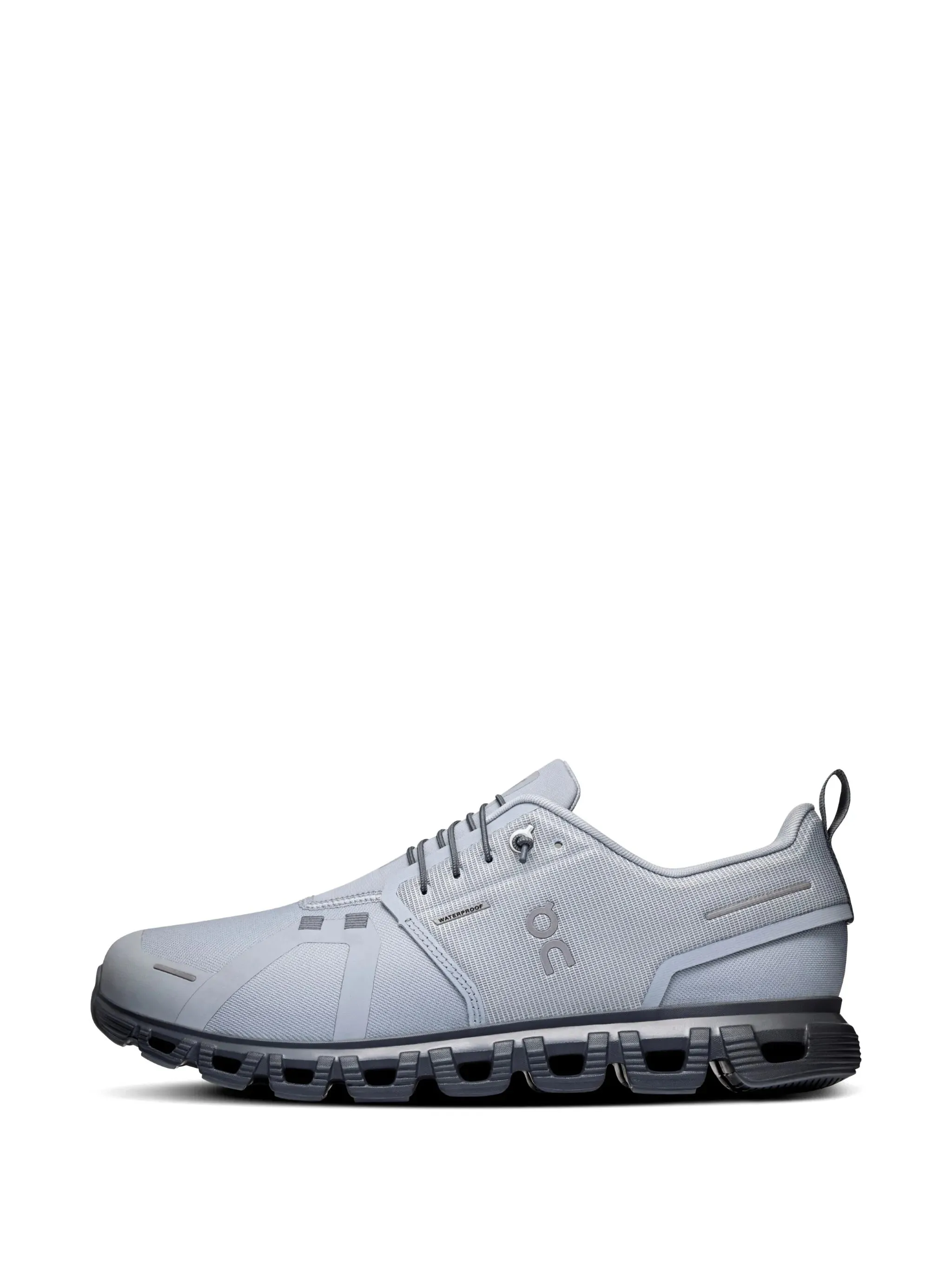 On Running Men's Cloud 6 Waterproof Athletic Shoe - Alloy/Wolf