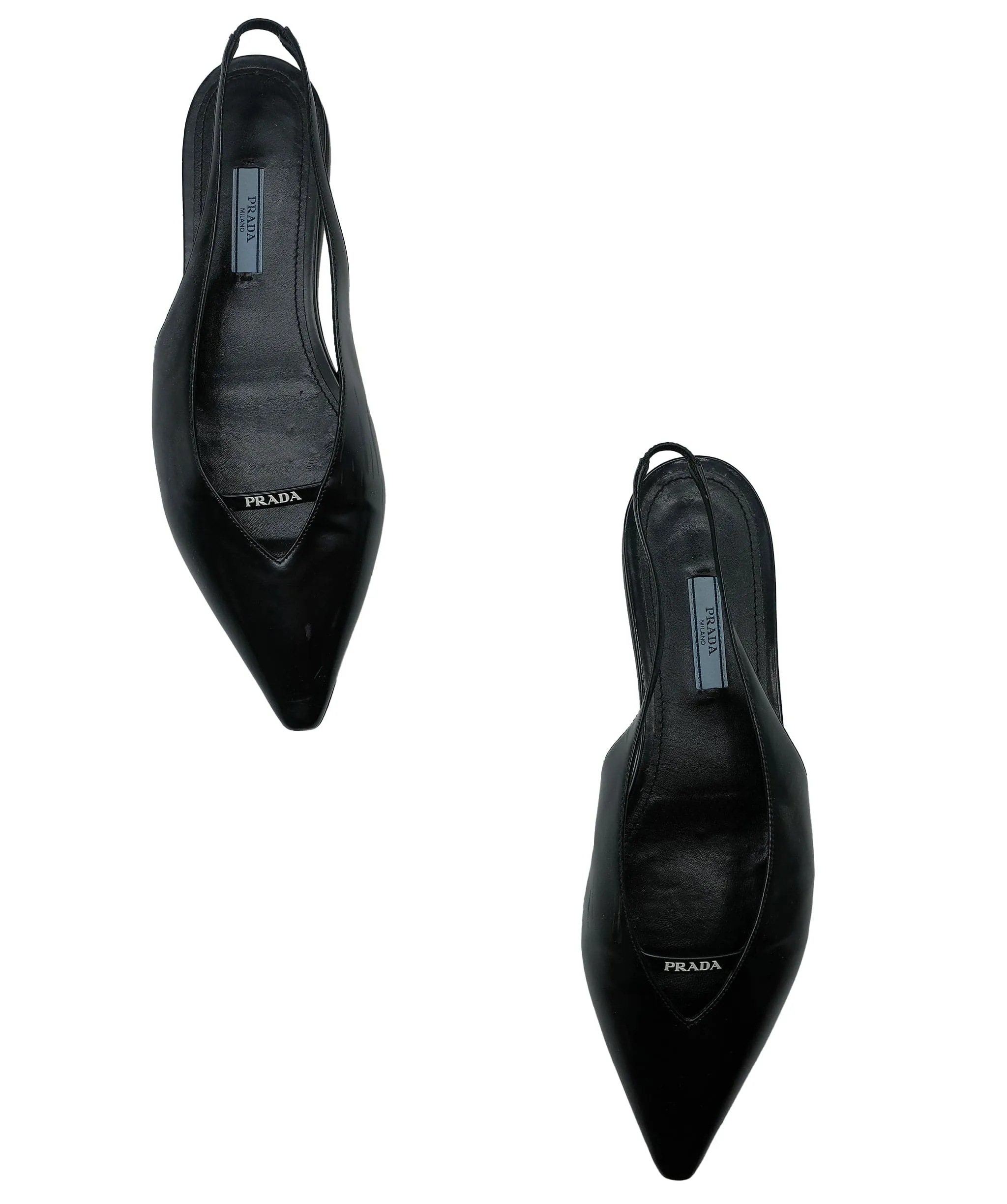 Prada Flat Sandals black size 40.5 RJC2889
