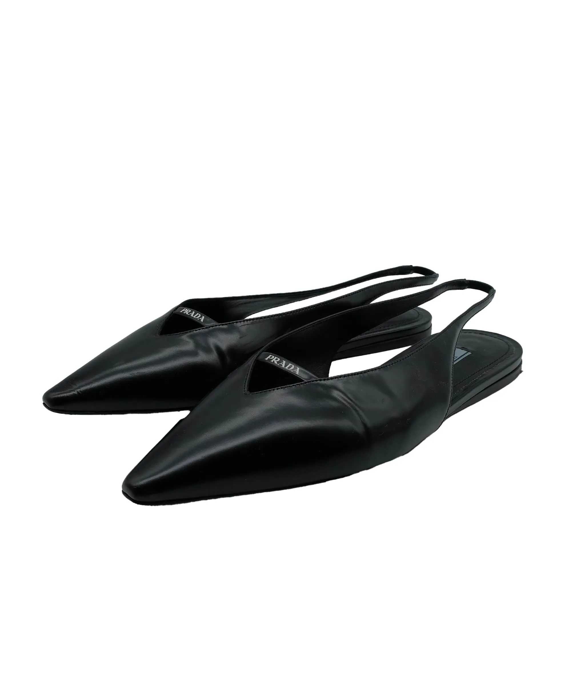 Prada Flat Sandals black size 40.5 RJC2889