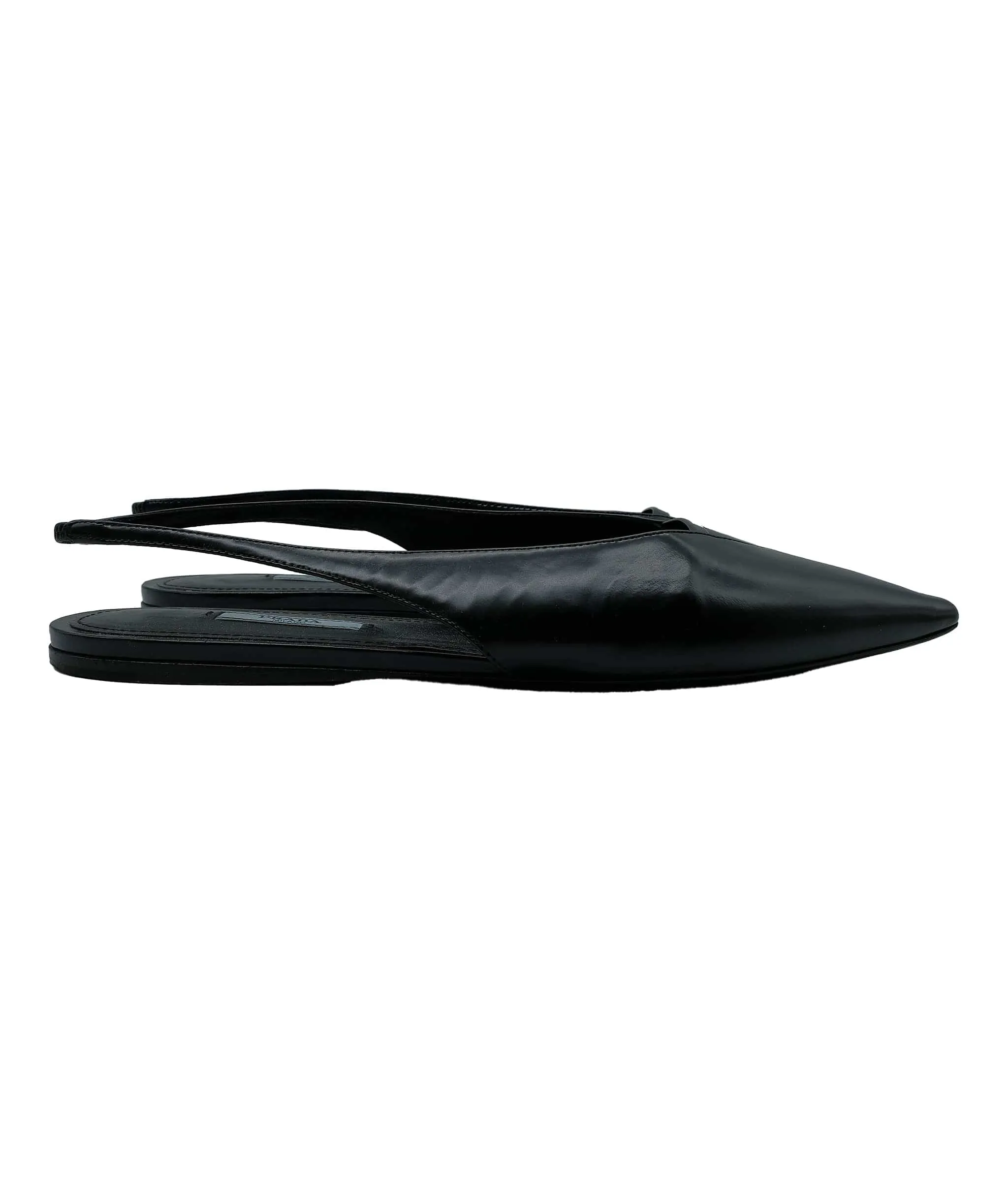 Prada Flat Sandals black size 40.5 RJC2889