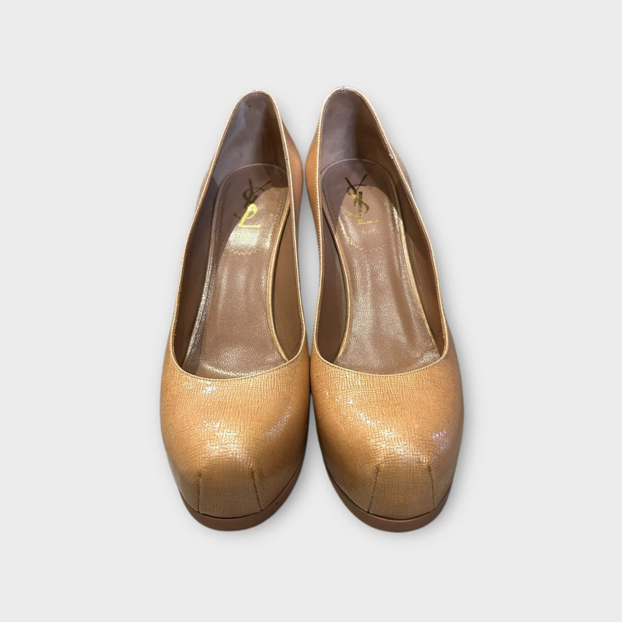 SAINT LAURENT Platform Pumps - Size 38