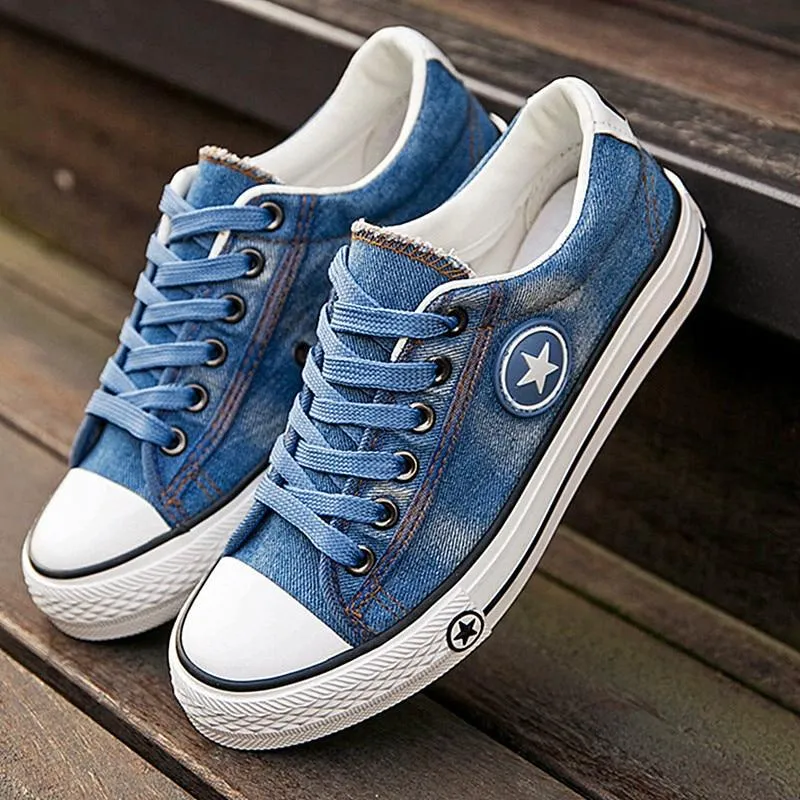 Women Fashion Denim Shoes